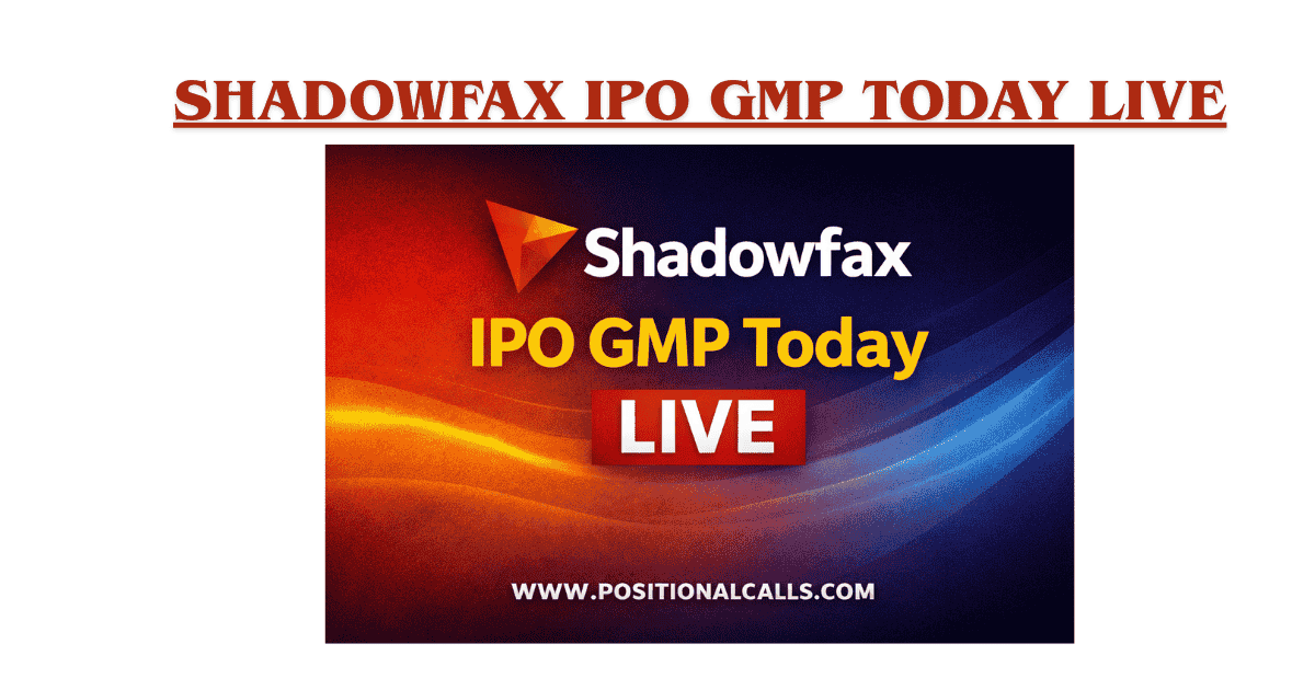 hadowfax IPO GMP Today LIVE