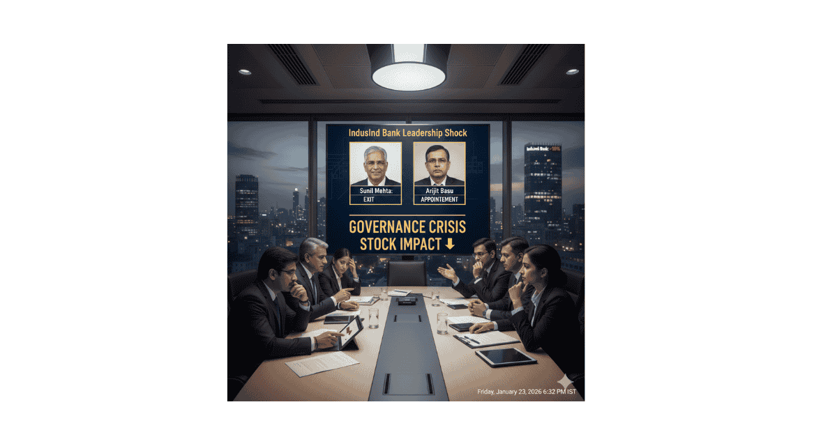 IndusInd Bank Leadership Shock