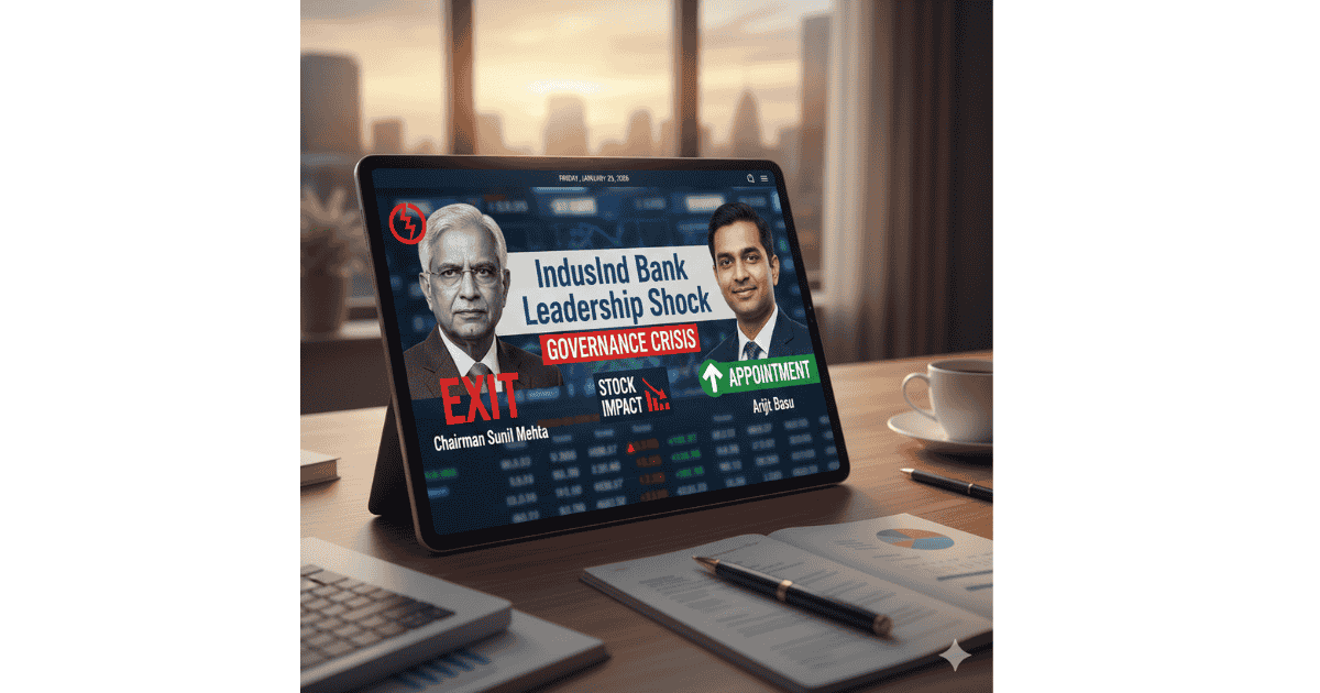 Rapid-Fleet-IPO-2026-01-23T183458.775-1 IndusInd Bank Leadership Shock: Chairman Sunil Mehta Exit, Arijit Basu Appointment, Governance Crisis & Stock Impact