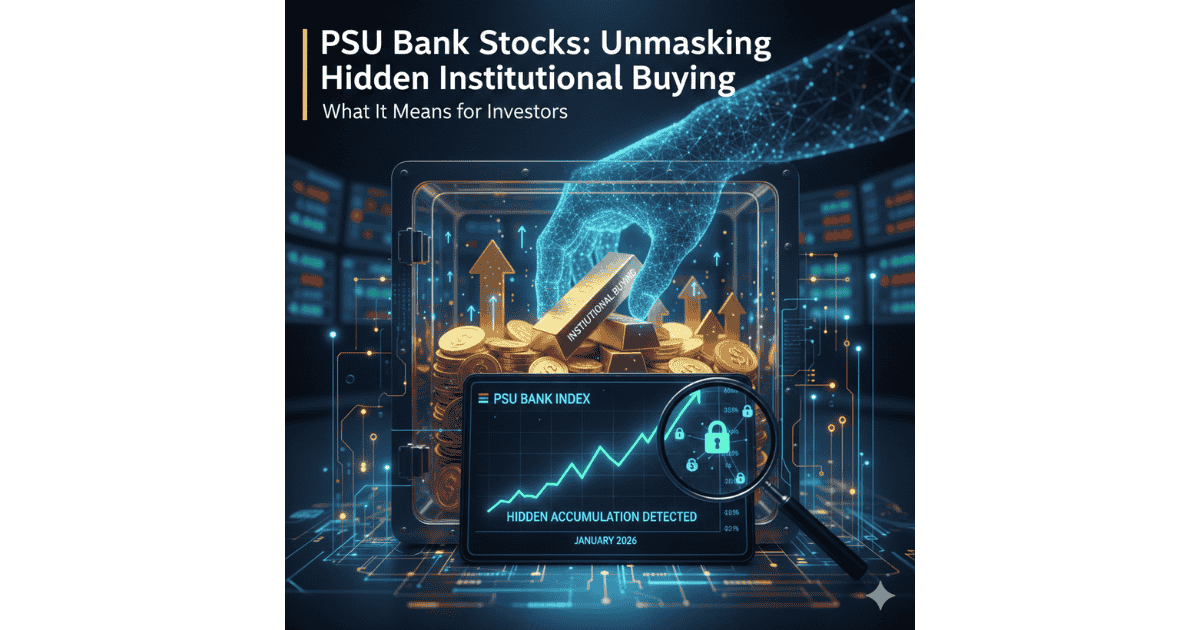 Rapid-Fleet-IPO-83-1-1 PSU Bank Stocks Showing Hidden Institutional Buying — What It Means for Investors