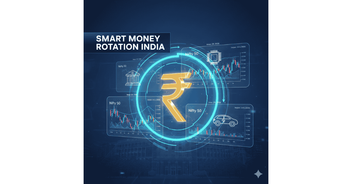 Rapid-Fleet-IPO-85-1-1 Smart Money Rotation in India: Institutional Sector Shift & Market Signals 2026