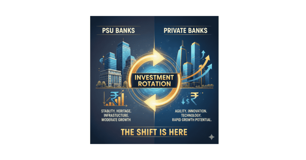 🔥 PSU Banks vs Private Banks Rotation — India’s Most Powerful Institutional Trend of 2026