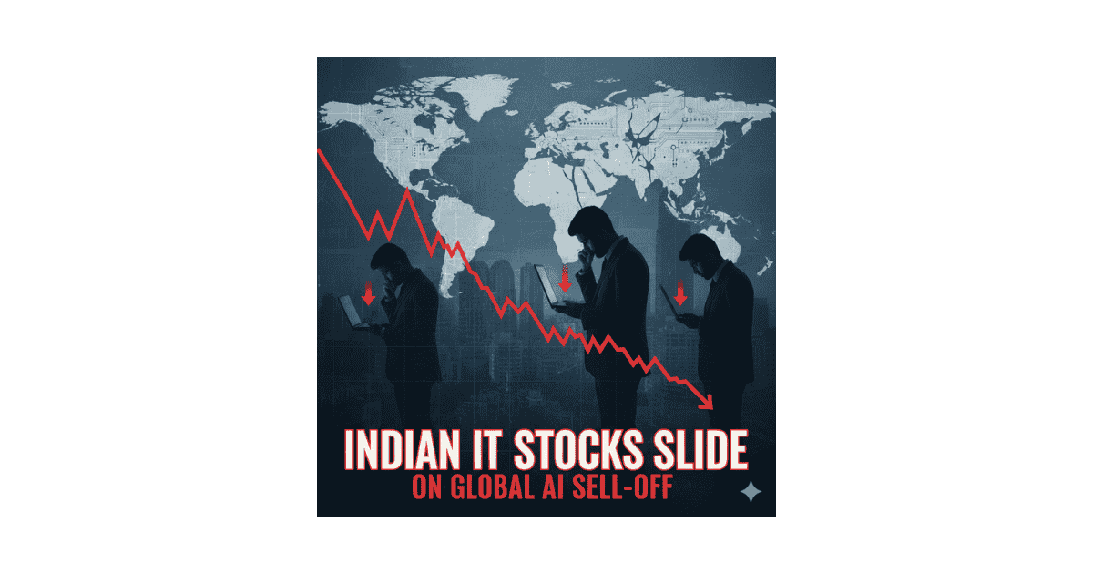 Indian IT Stocks Slide on Global AI Sell-Off