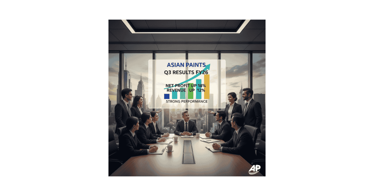 Asian Paints Q3 Results FY26