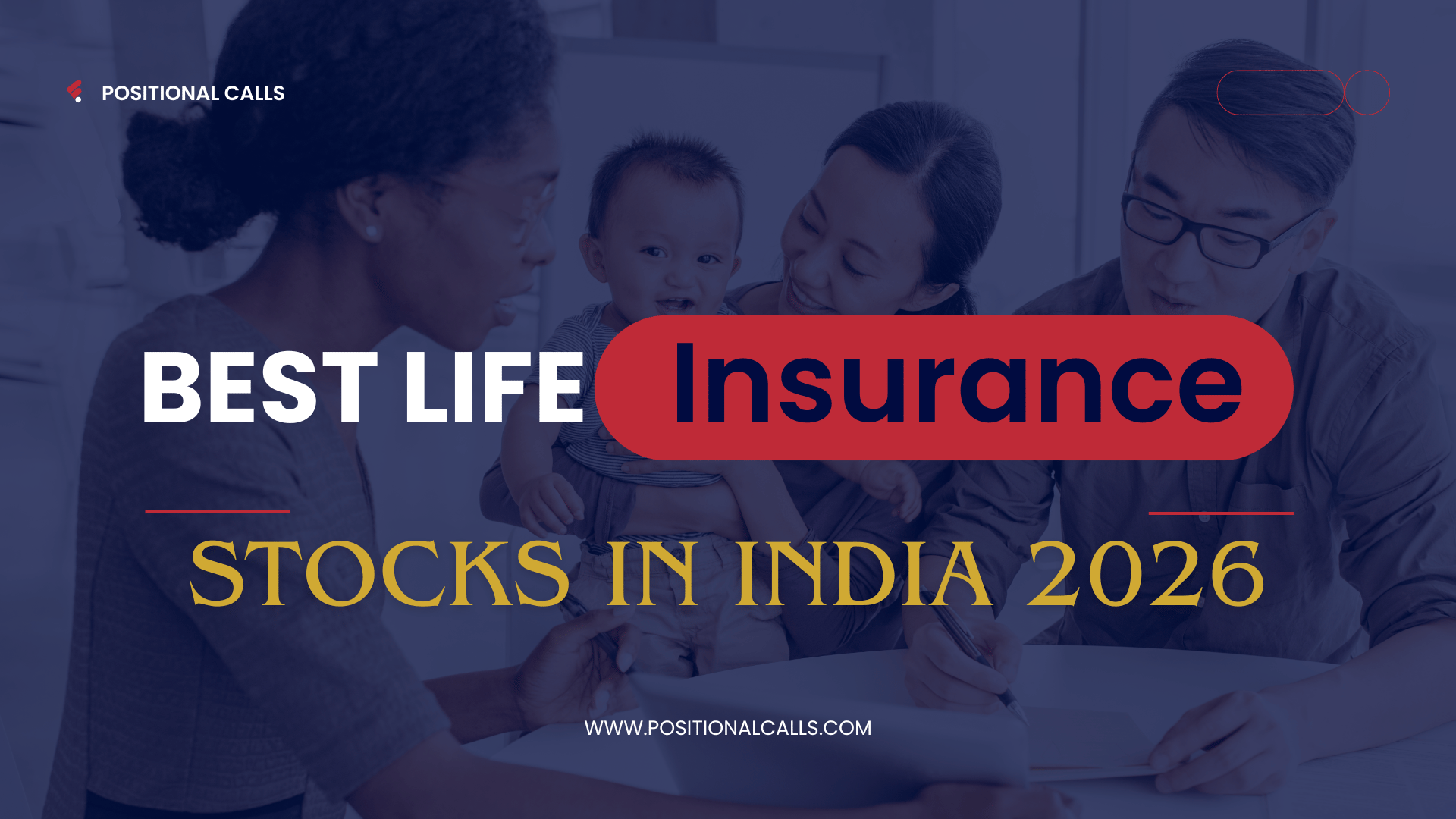 Red-White-and-Blue-Modern-Life-Insurance-Presentation Best Life Insurance Stocks in India 2026