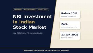 NRI investment in Indian stock market 2026 guide: below 10% limit, 24% combined cap
